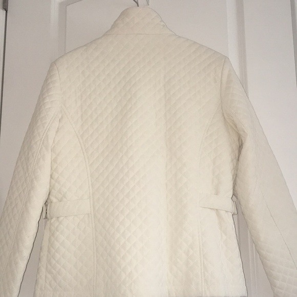 Giacca Ivory Quilted Zippered Jacket - Picture 2 of 6